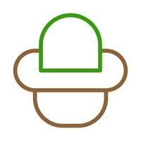 Gardener icon. Concept of gardening, farming, and agriculture. vector