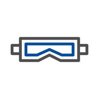 Protective goggles icon. Concept of safety, protection, and security. vector