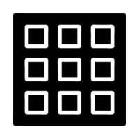 Menu grid icon. Concept of navigation, interface, and organization. vector