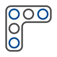 Abstract geometric shape with circles. Concept of connection, direction, and teamwork. vector