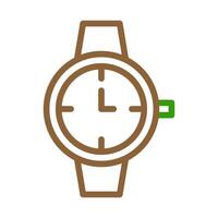 Wristwatch icon. of time, punctuality, and schedule. vector