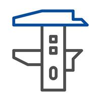 Caliper icon, engineering and measurement concept. vector