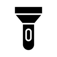 Flashlight icon illustration. Concept of lighting, and finding. vector