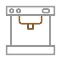 3D printer icon. Concept of technology, innovation, and additive manufacturing. vector