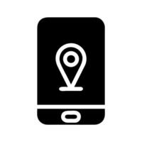 Smartphone with location pin icon. Concept of navigation, GPS, and tracking. vector