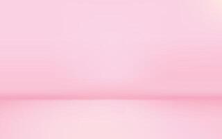 Pink studio background. Empty room or space for backdrop, product, advertisement and presentation vector