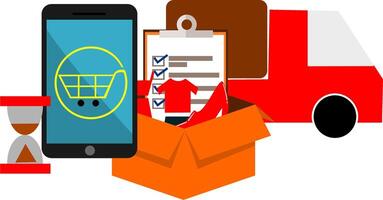 Mobile app development services vector
