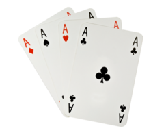 Playing cards on transparent background png