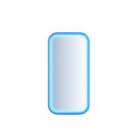 uma brilhando digital tela com uma lustroso projeto, ideal para futurista conceitos. png