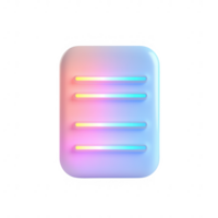 A sleek, futuristic icon with glowing lines and a smooth surface design. png