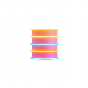 astratto 3d pila con vivace colori e raggiante bordi, ideale per moderno design concetti. png