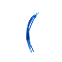 Stylized blue glowing line element for modern design projects and creative backgrounds. png
