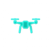 Illustration of a futuristic drone, highlighting innovation in aerial technology. png