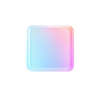 A colorful abstract square icon with a smooth gradient effect. png