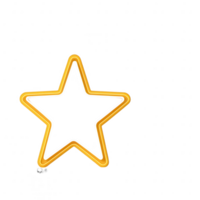 A vibrant graphic star design, perfect for various creative projects and promotions. png
