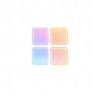 Abstract colorful shapes with a glossy finish, ideal for modern design concepts. png