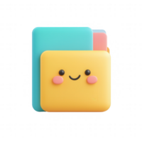 Colorful playful sticky notes with smiling faces for creative projects. png