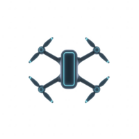 Futuristic drone design with sleek lines, representing innovation in technology. png