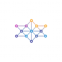 Abstract digital network design illustrating connectivity and technology advancement. png