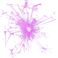 Purple Violet Sparkler Spark Isolated on Transparent Background png