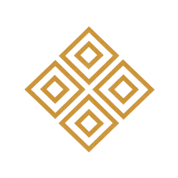 Modern geometric pattern with overlapping squares in a stylish design. png