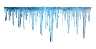 Icicles Isolated on Transparent Background png