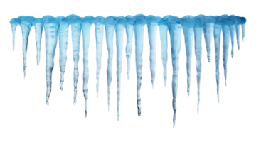 Icicle Spikes Isolated on Transparent Background png