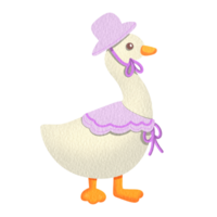 cute bride Duck png