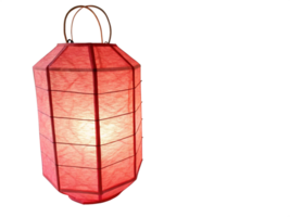 Red Paper Lantern, Asian Style, Hanging Light Fixture, Home Decor, Octagonal Shape, Festive Illumina png