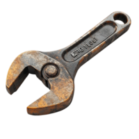 Rustic Wrench Tool with Detailed Texture png