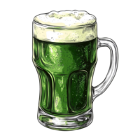 graphics mug of green beer graphics for saint patrick's day png