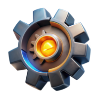 System Optimization Gear Icon, Performance Enhancement png