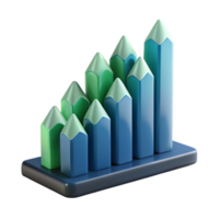 Visualizing Growth An Upward Trend in Data Representation png