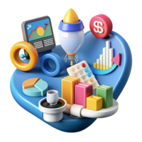 Data Visualization Charts, Graphs, and Business Growth png