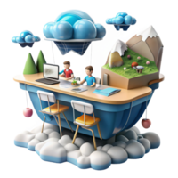 Cloud-Based Learning Collaborative Workspace for Students png