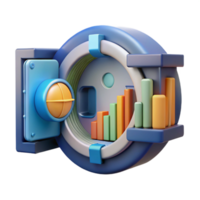 Secure Data Growth Visualizing Financial Progress png