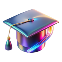 Vibrant Graduation Cap Symbol of Achievement png
