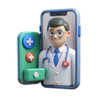 Virtual Doctor Online Healthcare App Interface png
