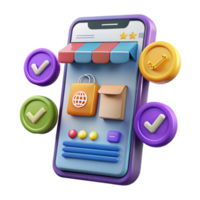 Mobile Shopping App Secure Online Store, Easy Checkout, and Fast Delivery png