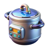 Smart Electric Pressure Cooker Digital Control, Modern Design png