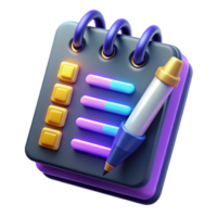 Digital Notepad Task Management Progress Tracking png