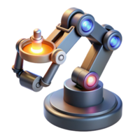 Automated Robotic Arm Precision Engineering Industrial Automation png