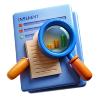 Data Analysis Magnifying Insights from Documents png