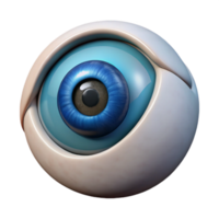 Cybernetic Eye Advanced 3D Rendering of Artificial Vision png