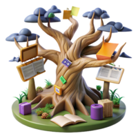 Knowledge Tree A Visual Metaphor for Learning and Organization png