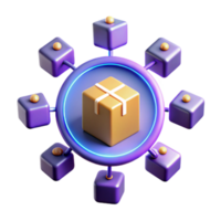 Global Package Delivery Network Efficient Logistics and Secure Tracking png