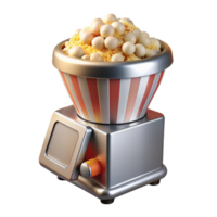 Retro Candy Dispenser with Striped Hopper png
