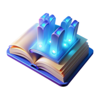 Illuminated Book Data Insights Knowledge Discovery png