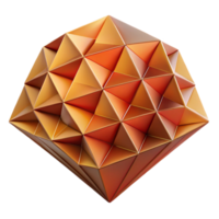 3D Abstract Geometric Background with Triangles png