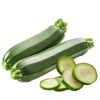 Fresco verde calabacín y rebanado piezas aislado en un transparente antecedentes para culinario utilizar y sano comiendo, Fresco verde calabacín con rebanada aislado en transparente antecedentes png